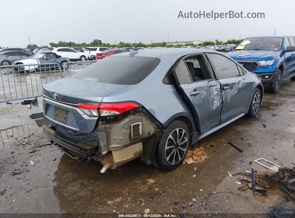 JTDEPMAE9MJ125372 2021 TOYOTA COROLLA Blue Trasero derecho