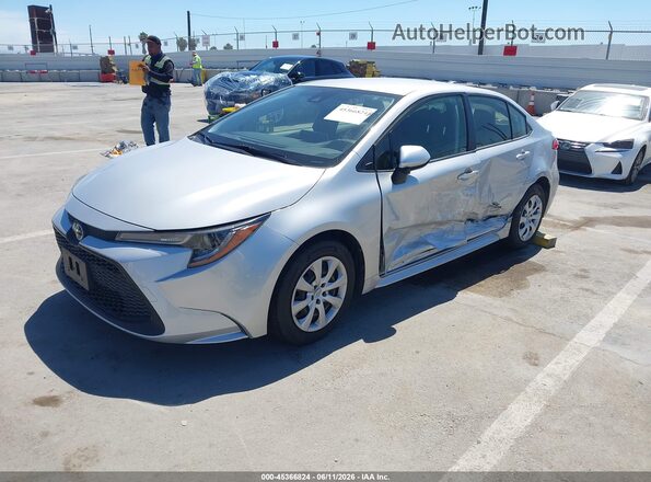 JTDEPMAE9MJ148019 2021 TOYOTA COROLLA Silver Vista tres cuartos delantera izquierda