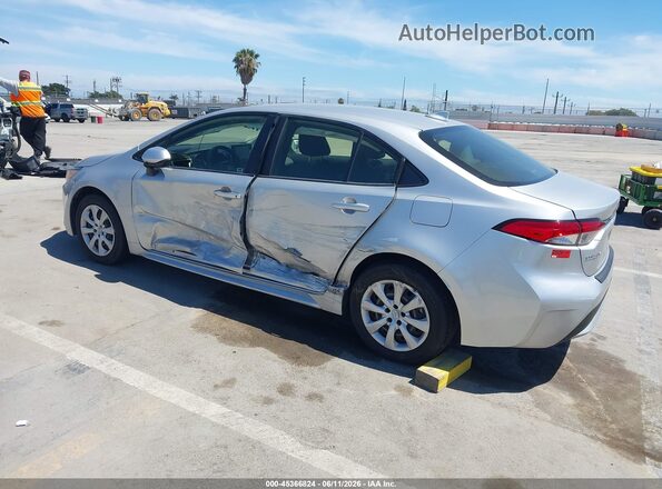 JTDEPMAE9MJ148019 2021 TOYOTA COROLLA Silver Trasero izquierdo