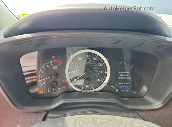 JTDEPMAE9MJ166908 2021 TOYOTA COROLLA Blue Սարքավորումների վահանակի տեսք