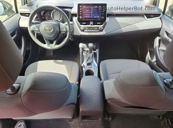 JTDEPMAE9MJ166908 2021 TOYOTA COROLLA Blue Առջևի վահանակի տեսք