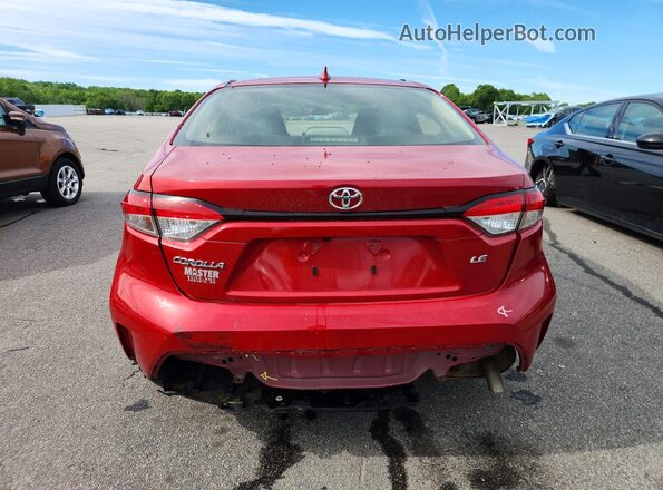 JTDEPMAE9MJ177097 2021 TOYOTA COROLLA Red 