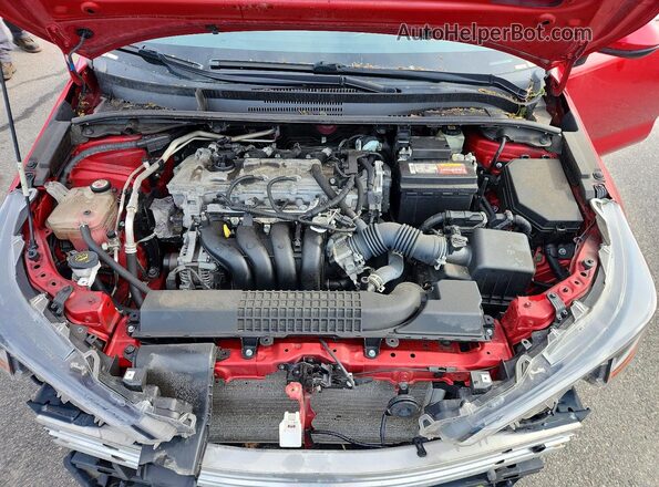 JTDEPMAE9MJ177097 2021 TOYOTA COROLLA Red 
