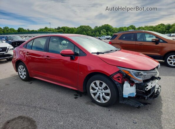 JTDEPMAE9MJ177097 2021 TOYOTA COROLLA Red 