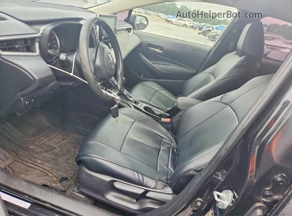 JTDEPMAE9MJ178122 2021 TOYOTA COROLLA Black Widok wnętrza z przodu