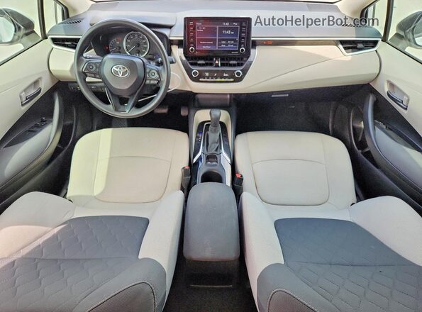 JTDEPMAE9N3007439 2022 TOYOTA COROLLA White Widok deski rozdzielczej
