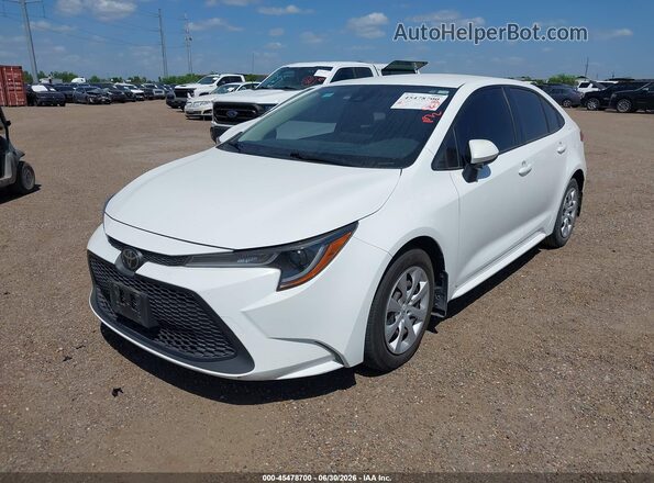 JTDEPMAE9N3027478 2022 TOYOTA COROLLA White Առջևի ձախ երեք քառորդ տեսարան