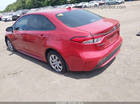 JTDEPMAEXMJ132668 2021 TOYOTA COROLLA Red Rear left