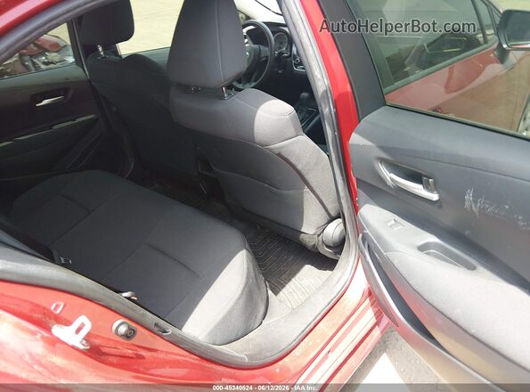JTDEPMAEXMJ132668 2021 TOYOTA COROLLA Red VIN sticker view