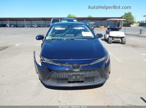 JTDEPMAEXMJ145260 2021 TOYOTA COROLLA Blue Вид щитка приладів