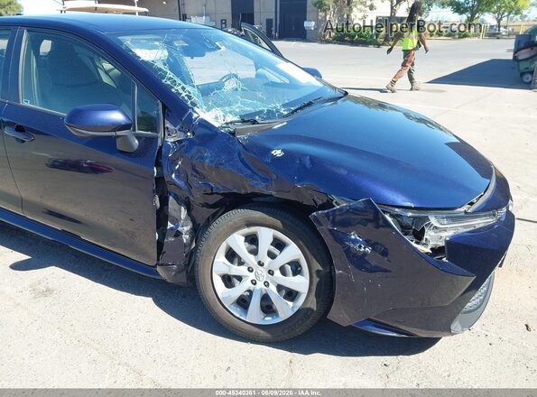 JTDEPMAEXMJ145260 2021 TOYOTA COROLLA Blue Вид спереду
