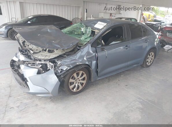 JTDEPMAEXMJ170238 2021 TOYOTA COROLLA Light Blue Передняя левая четверть