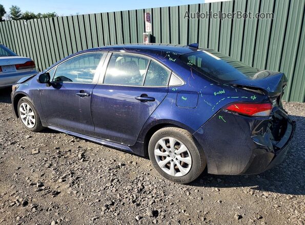 JTDEPMAEXMJ175388 2021 TOYOTA COROLLA Blue Trasero izquierdo