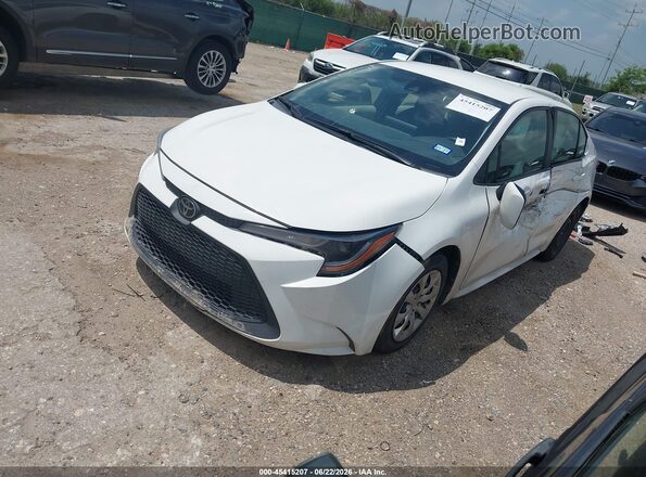 JTDEPMAEXN3006543 2022 TOYOTA COROLLA White Vista tres cuartos delantera izquierda