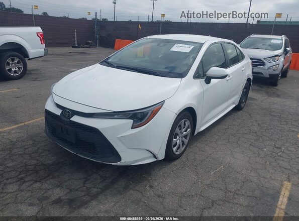 JTDEPMAEXN3023066 2022 TOYOTA COROLLA White Առջևի ձախ երեք քառորդ տեսարան