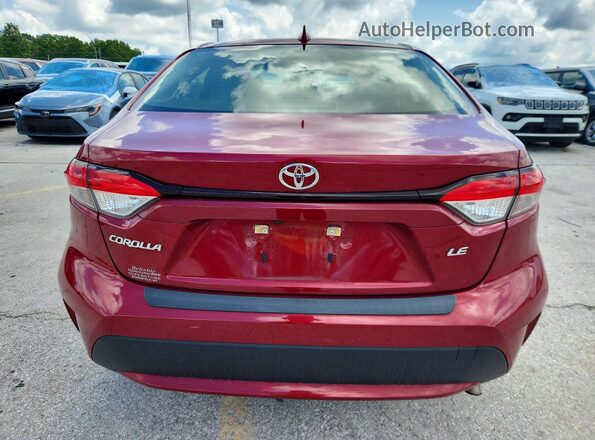 JTDEPMAEXNJ199711 2022 TOYOTA COROLLA Red 