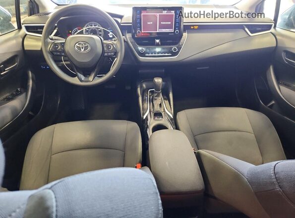 JTDEPMAEXNJ224462 2022 TOYOTA COROLLA Black წინა პანელის ხედი