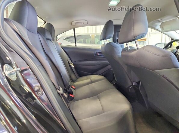 JTDEPMAEXNJ224462 2022 TOYOTA COROLLA Black უკანა სავარძლების ხედი
