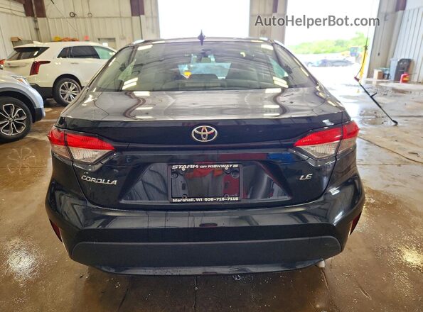 JTDEPMAEXNJ224462 2022 TOYOTA COROLLA Black უკანა ხედი