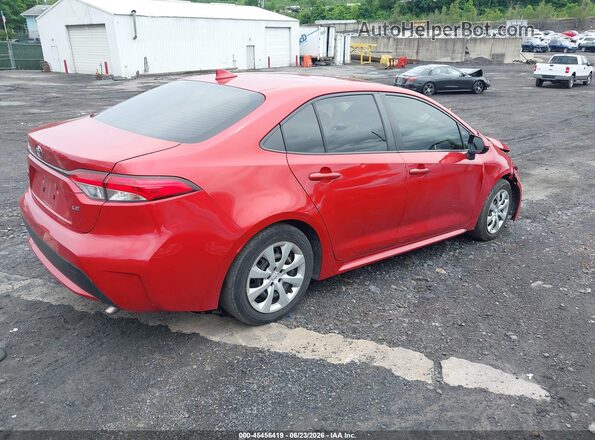 JTDEPRAE1LJ043857 2020 TOYOTA COROLLA Красный Задняя правая четверть