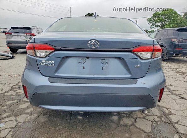 JTDEPRAE1LJ059332 2020 TOYOTA COROLLA Blue Rear view
