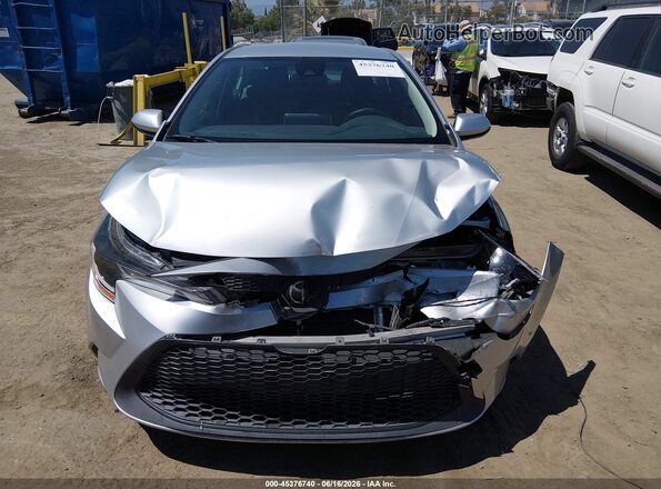 JTDEPRAE1LJ101255 2020 TOYOTA COROLLA Silver Widok zestawu wskaźników