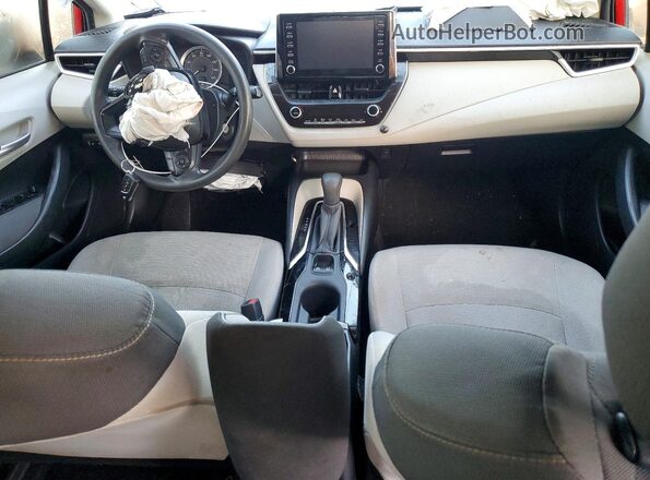 JTDEPRAE2LJ009412 2020 TOYOTA COROLLA Red Առջևի վահանակի տեսք