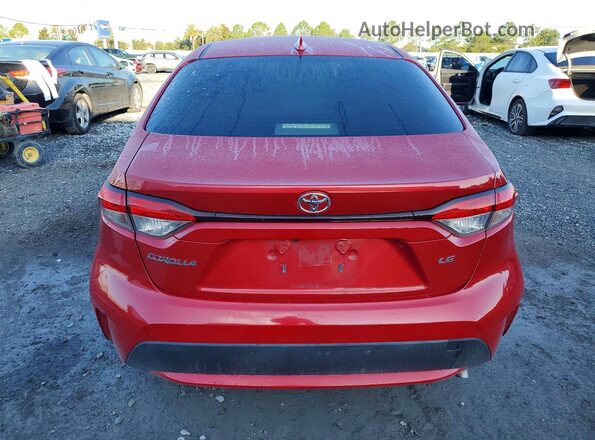 JTDEPRAE2LJ009412 2020 TOYOTA COROLLA Red Հետևի տեսք