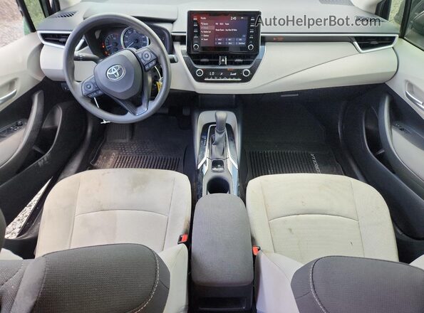 JTDEPRAE2LJ048680 2020 TOYOTA COROLLA Blue Առջևի վահանակի տեսք