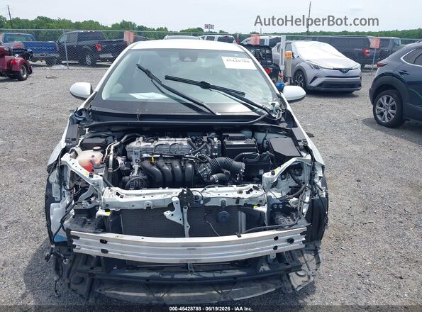 JTDEPRAE2LJ065138 2020 TOYOTA COROLLA White Vista del cuadro de instrumentos