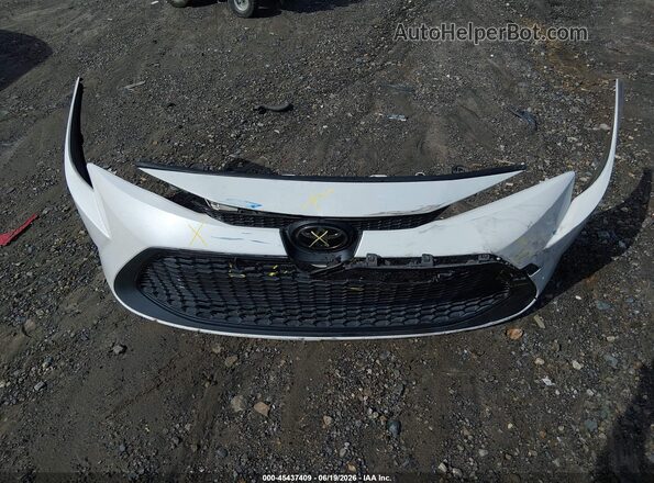 JTDEPRAE2LJ066435 2020 TOYOTA COROLLA White Instrument cluster view