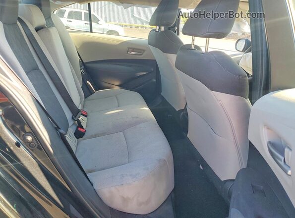 JTDEPRAE2LJ093859 2020 TOYOTA COROLLA Black Widok tylnych siedzeń