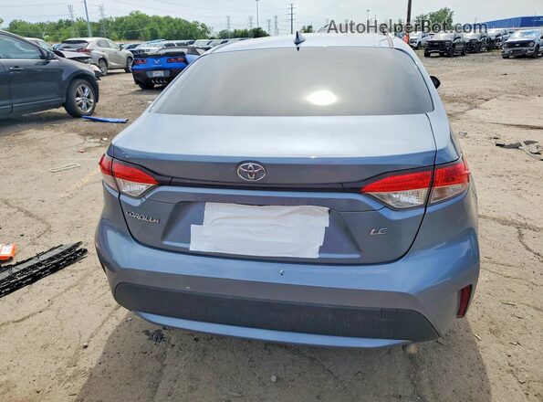 JTDEPRAE2LJ098740 2020 TOYOTA COROLLA Blue უკანა ხედი
