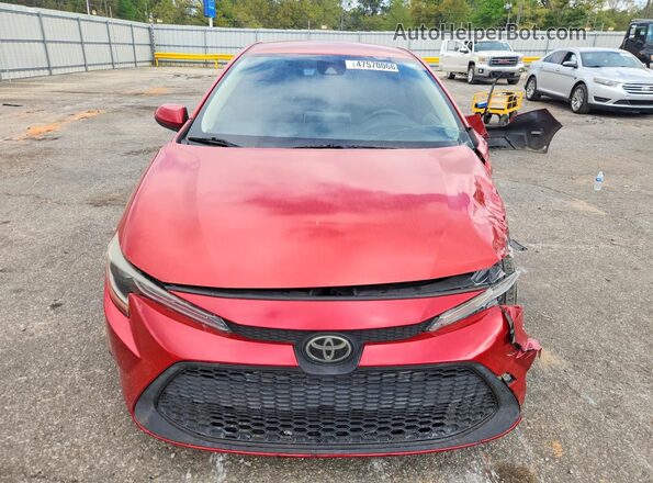 JTDEPRAE3LJ000850 2020 TOYOTA COROLLA Red Front view