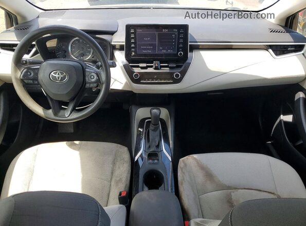 JTDEPRAE3LJ009399 2020 TOYOTA COROLLA Black Widok deski rozdzielczej