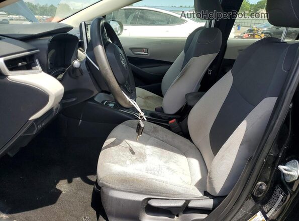 JTDEPRAE3LJ009399 2020 TOYOTA COROLLA Black Widok wnętrza z przodu