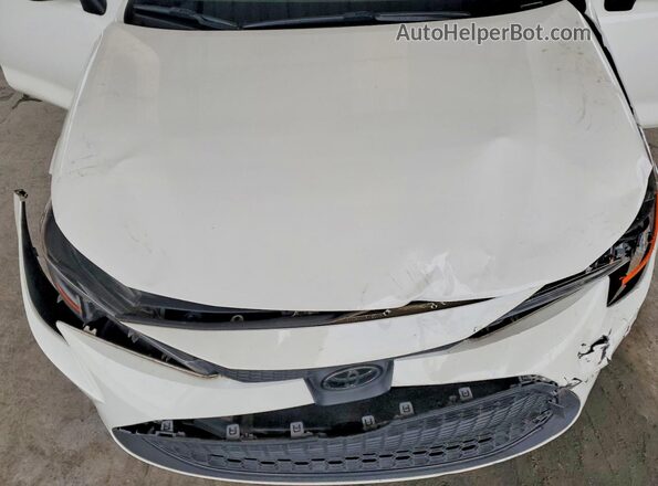 JTDEPRAE3LJ037476 2020 TOYOTA COROLLA White Սալոնի հետևի տեսք