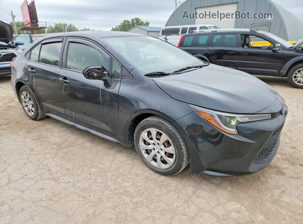 JTDEPRAE3LJ044346 2020 TOYOTA COROLLA Черный Передняя правая четверть
