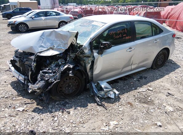 JTDEPRAE3LJ094129 2020 TOYOTA COROLLA Silver Առջևի ձախ երեք քառորդ տեսարան