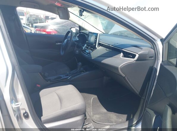 JTDEPRAE4LJ058787 2020 TOYOTA COROLLA Silver Front interior view