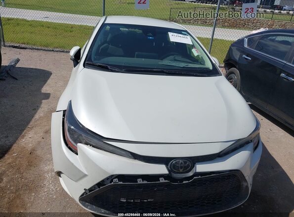 JTDEPRAE4LJ067991 2020 TOYOTA COROLLA White Սարքավորումների վահանակի տեսք