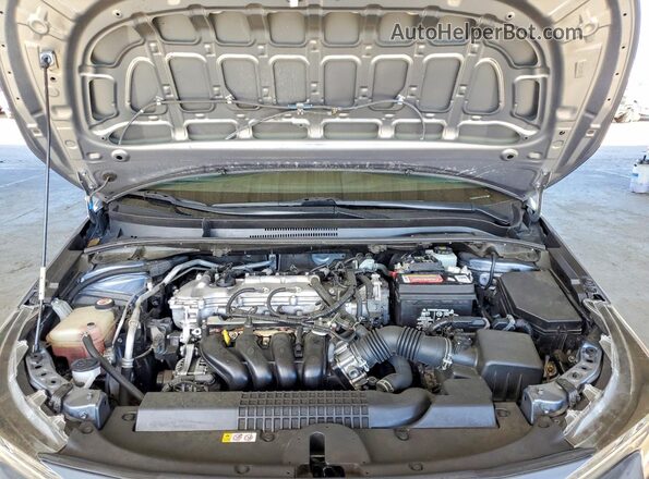 JTDEPRAE4LJ112105 2020 TOYOTA COROLLA Серебряный Вид задней части салона