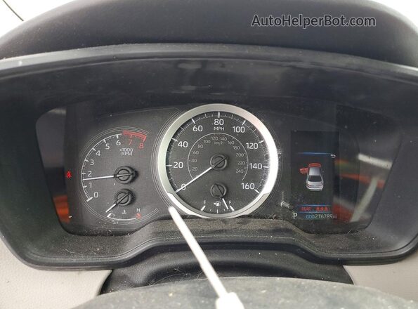 JTDEPRAE5LJ005614 2020 TOYOTA COROLLA Белый Вид щитка приборов