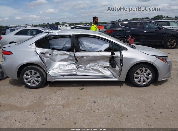 JTDEPRAE5LJ056837 2020 TOYOTA COROLLA Silver Vista interior trasera