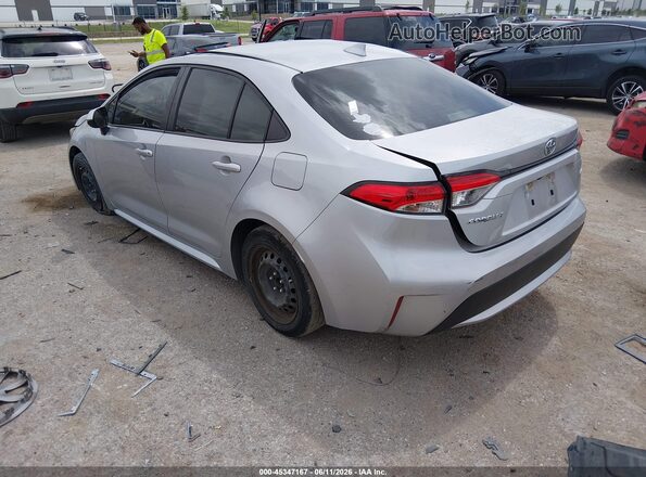 JTDEPRAE5LJ056837 2020 TOYOTA COROLLA Silver Trasero izquierdo