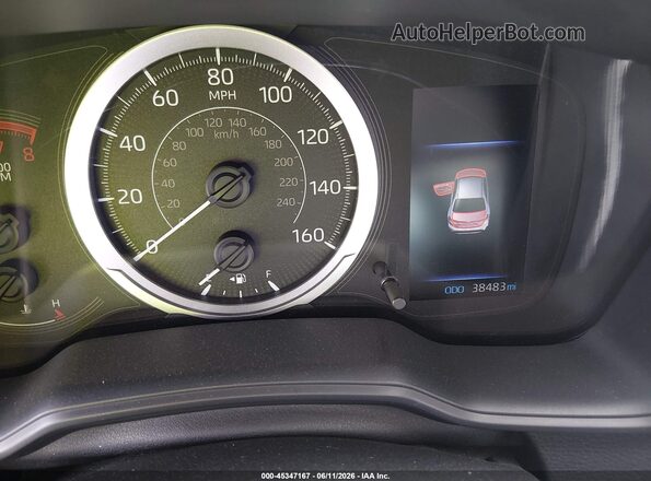 JTDEPRAE5LJ056837 2020 TOYOTA COROLLA Silver Vista de los asientos traseros
