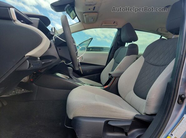 JTDEPRAE5LJ106054 2020 TOYOTA COROLLA Gray Вид салону спереду