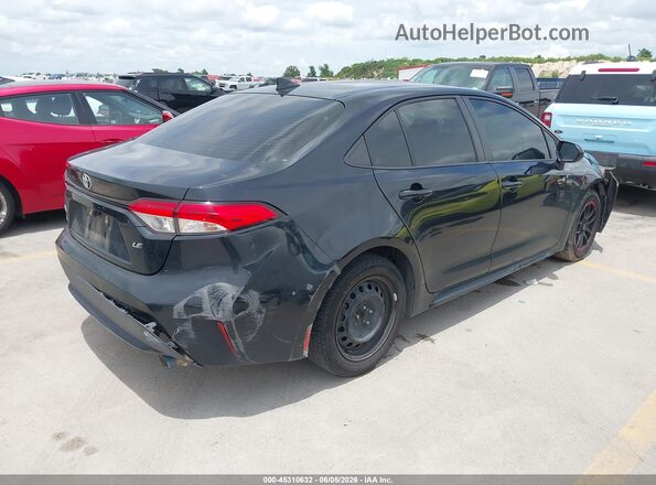 JTDEPRAE5LJ116714 2020 TOYOTA COROLLA Черный Задняя правая четверть