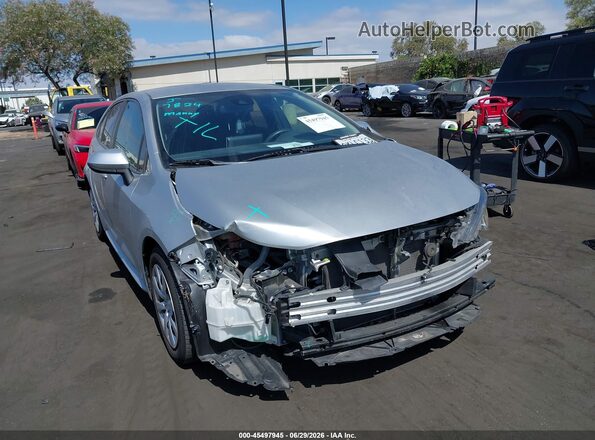 JTDEPRAE6LJ002365 2020 TOYOTA COROLLA Silver Widok z przodu