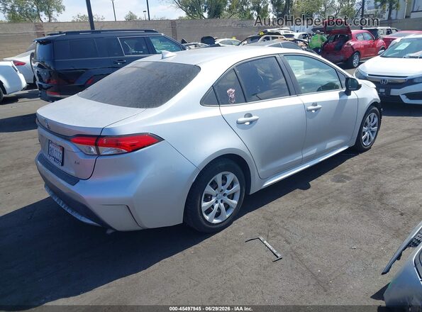 JTDEPRAE6LJ002365 2020 TOYOTA COROLLA Silver Tył prawy
